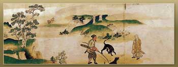 高野尋入事「高野大師行状図画」第四 写真